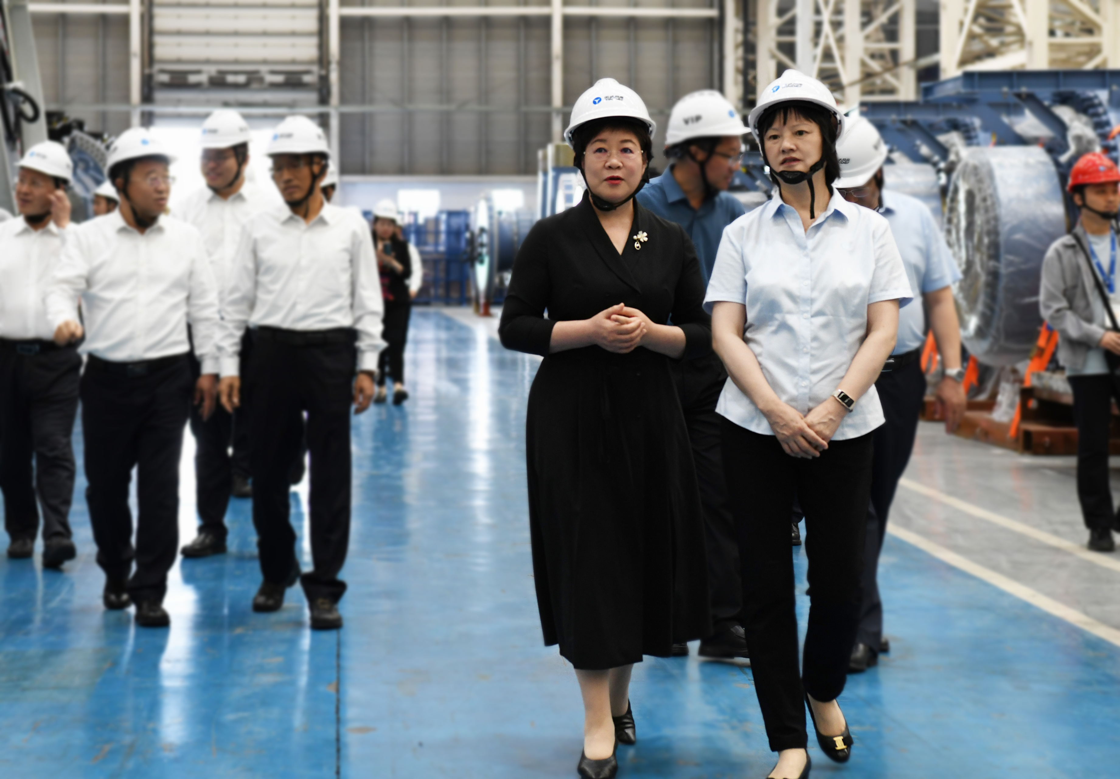 阿拉善盟盟委书记黄雅丽前往J9集团股份调查调研