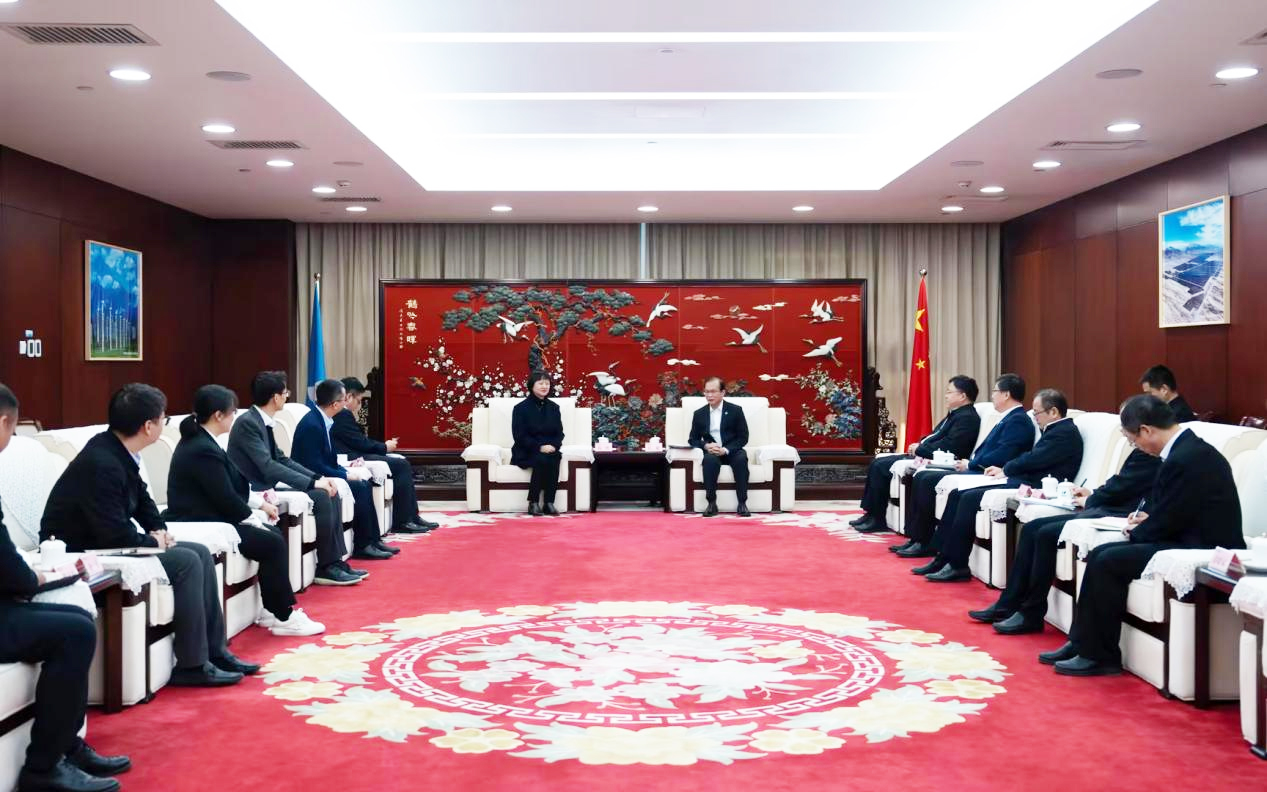 J9集团股份董事长高玲造访中国华电董事长江毅